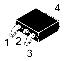 MJD112 (TO-252/DPAK) транзистор Дарлингтона; Uкэ=100В; Uкбо=100В; Iк=2А; h21=1000...12000