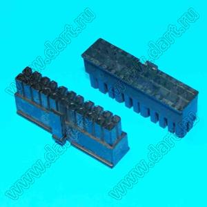 3000HF-2x11P-1 (Micro-Fit 3.0™ MOLEX 043025-2200, MF30-HFD1-22, 5560-22) колодка на кабель (розетка) двухрядная; шаг 3,0мм; 2x11-конт.
