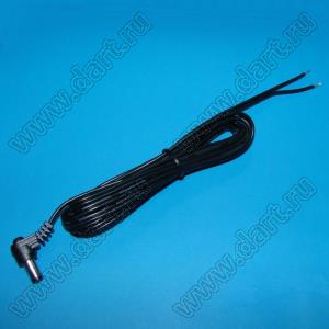 DC CABLE L=1800mm with angle plug 5,5x2,5x9.5 кабель питания с DC штекером