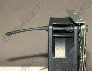 BUB-79 крепежный пистон-амортизатор для вентилятора; термопластичный эластомер TPE; черный