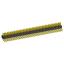 2199R05-80G-301523 вилка штыревая открытая угловая двухрядная на плату для монтажа в отверстия, шаг 1,27 x 1,27 мм, 2x40конт.