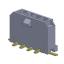 3000WV-S-04P (Micro-Fit 3.0™ MOLEX 043650-0424) вилка на плату однорядная прямая SMD шаг 3,0 мм; 4 конт.; шаг 3,0мм; 4-конт.