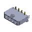 3000WV-S-F-04P (Micro-Fit 3.0™ MOLEX 043650-0421) вилка на плату однорядная прямая SMD с защелками в плату шаг 3,0 мм; 4 конт.; шаг 3,0мм; 4-конт.