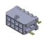 3000WR-S-2X04P (Micro-Fit 3.0™ MOLEX 043045-0809, MF30-SHE1-08) T/R вилка на плату двухрядная угловая SMD; шаг 3,0мм; 2x4-конт.