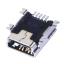 US01-302 розетка мини USB2.0 для поверхностного (SMD) монтажа, 5 конт., (0.4)