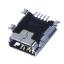 US01-557 розетка мини USB2.0 для поверхностного (SMD) монтажа, 5 конт.,(0.4)
