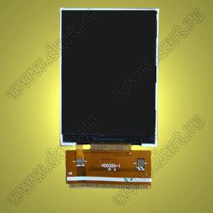 BLKD032D-1 дисплей TFT RGB; 3,2"дюйм; 240*RGB*320пикс.; 59,94*77,60*4,5мм