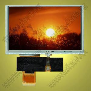 BLKD050C-1 дисплей TFT RGB; 5,0"дюйм; 800*RGB*480, WVGAпикс.; 118,5*77,55*3,4мм