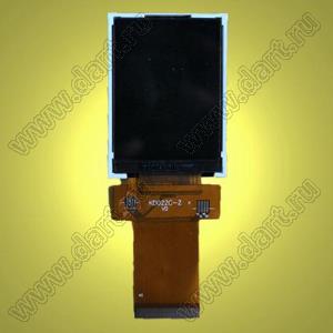 BLKD022C-2 дисплей TFT RGB; 2,2"дюйм; 240*RGB*320, QVGRпикс.; 41,7*56,16*2,6мм