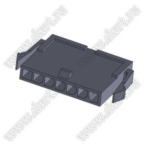 3000HM-07P-1 (Micro-Fit 3.0™ MOLEX 043640-0700) колодка на кабель (вилка) однорядная, шаг 3,0 мм; 7 конт.; шаг 3,0мм; 7-конт.