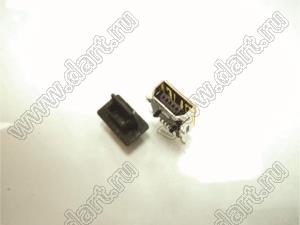 USBC-10 заглушка разъема mini USB; термопластичный эластомер TPE; черный