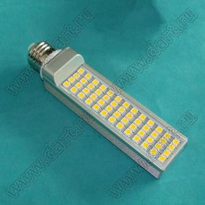 52L-WW-5050-11W лампа светодиодная; 52 LED 5050; P=11Вт; E27; цвет излучения теплый белый; 166x35x35мм