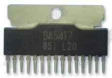 BA5417 (HSIP-15) микросхема стерео усилитель НЧ 2x5 Вт