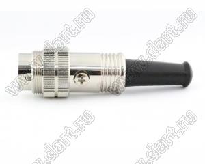 BLDI-08M2-06 штекер HIROSE на кабель; d отв.=мм; ; 8 контактов