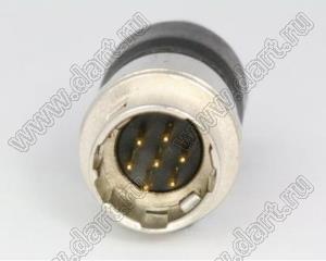 BLDI-07M2-03 штекер HIROSE на кабель; d отв.=мм; ; 7 контактов