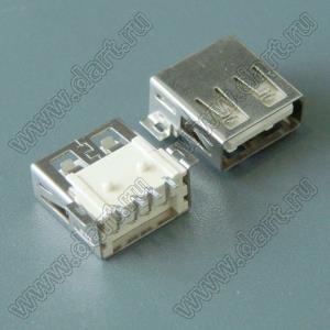 US01-661 розетка USB2.0 на плату SMD тип A