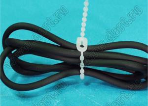 GTB-100 стяжка упаковочная для кабеля; L=112,0мм; нейлон-66 (UL); натуральный