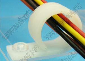 CD-12.7-3.2 фиксатор кабеля; нейлон-66 (UL); натуральный