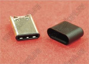 USB3C-3 заглушка разъема USB 3.0 тип C; полиэтилен PE; черный