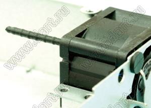 BUB-179 крепежный пистон-амортизатор для вентилятора; термопластичный эластомер TPE; черный