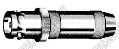 JC3.660.383 (BNC-C-K2-1) разъем ВЧ 50 Ом для гибкого кабеля
