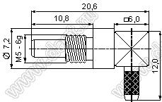 JC3.650.210 (MOT-2290) разъем высокочастотный специальный