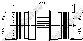 JC3.640.072 (UHF-KK) переходник ВЧ
