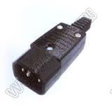 SP-864J1 (R-331, WD-10, AC-101) вилка IEC60320(C14) сетевого питания на кабель