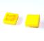 KTSC-61Y (0673C-Y) толкатель (колпачок) квадратный (4х4мм; h=5,5мм) желтый