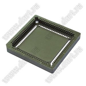 PLSM-84 (DS1032-84SSNT1LR, 7310-84M) панелька SMD для микросхемы в корпусе PLCC-84; 84-конт.