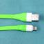 BL-I7G USB/AM-IPHONE5/6/7/8-1B кабель переходник USB - IPHONE-5/6/7/8 зеленый; L=1м