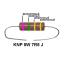 KNP 5W 7R5 J резистор проволочный; 5 Вт; 7,5(Ом); 5%