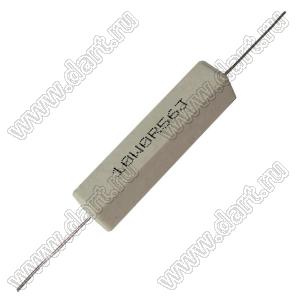 SQP 10W 0R56 J (5%) резистор керамический; 10Вт; 0,56(Ом); 5%