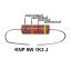 KNP 5W 1K3 J резистор проволочный; 5 Вт; 1,3кОм; 5%