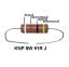 KNP 5W 91R J резистор проволочный; 5 Вт; 91(Ом); 5%