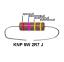 KNP 5W 2R7 J резистор проволочный; 5 Вт; 2,7(Ом); 5%