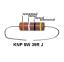 KNP 5W 39R J резистор проволочный; 5 Вт; 39(Ом); 5%