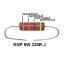 KNP 5W 330R J резистор проволочный; 5 Вт; 330(Ом); 5%