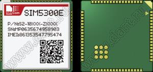 SIM5300E модемный модуль 3G UMTS/HSPA 900/2100 МГц, GSM/GPRS/EDGE 900/1800 МГц. LCC 24*24*2,4 мм.