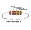 KNP 5W 9R1 J резистор проволочный; 5 Вт; 9,1(Ом); 5%