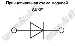 SKKE15/12 модуль силовой диодный SKKE; Vrrm=1200В