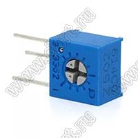 3362Z-1-501 (500R) резистор подстроечный однооборотный; R=500(Ом)