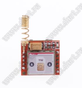 SIM800L-SET модуль GSM приемо-передатчик беспроводной (комплект с антенной и соединителями)