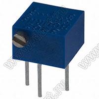 3262P-1-501 (500R) резистор подстроечный многооборотный; R=500(Ом)