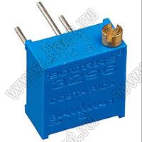 3296P-1-501 (500R) резистор подстроечный многооборотный; R=500(Ом)