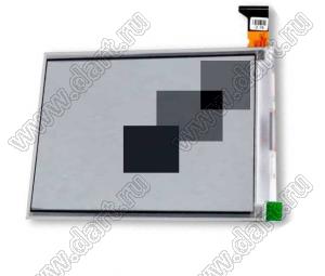 BLGDE060BA e-paper дисплей; 800x600пикс.; актив. обл. 90,6x122,4мм
