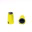 BLKN11.5x19-F6-YU ручка для потенциометра, вал с лыской; корпус желтый; цвет вставки: синий