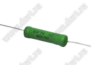 KNP 7W 2R4 J резистор проволочный; 7 Вт; 2,4(Ом); 5%