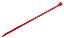 BLSST-3.6x100-02 стяжка кабельная; нейлон 66(UL); красный; L=100мм; W=3,6мм; E=21мм; 40кг