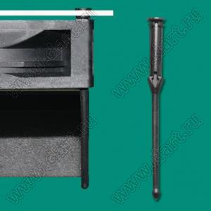 SRD-5H крепежный пистон-амортизатор для вентилятора; силикон; черный